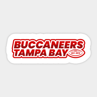 Tampa Bay 3 Sticker